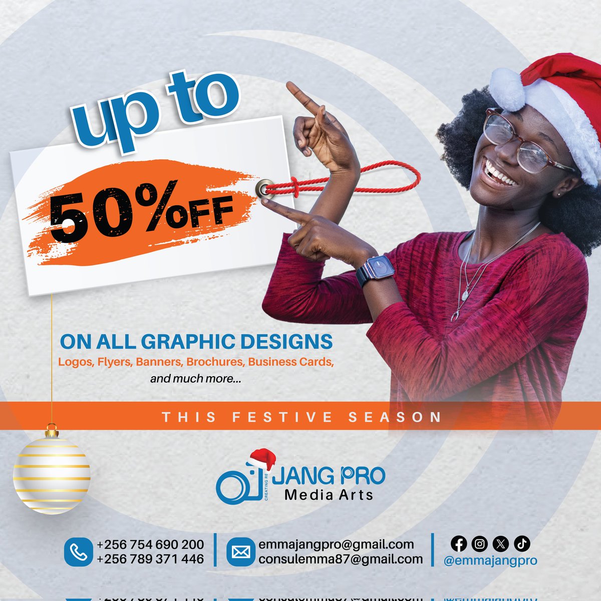 It's festive let's hop on the discount......#graphicsdesign