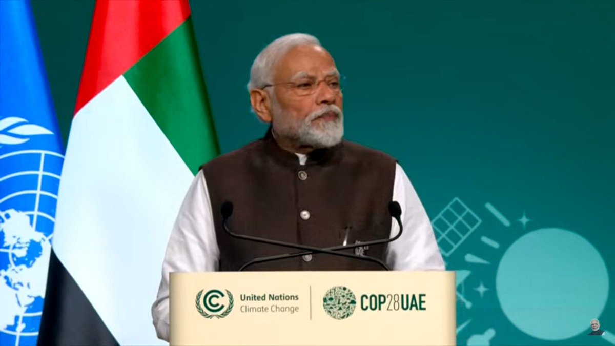 COP28: पीएम मोदी दुबई से दिल्ली पहुंचे; जलवायु परिवर्तन पर कहा- कार्बन उत्सर्जन कम करना होगा, 2070 तक नेट जीरो

#Varta24live 
#PMModi 
#NetZeroCarbon