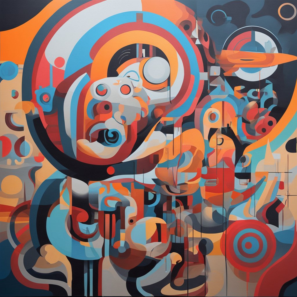 FREE__ARTS's tweet photo. This is a dynamic foray into abstract complexity, where organic shapes and mechanistic elements collide in a bold, futuristic composition. #AbstractFusion #ModernArt #FuturisticDesign https://t.co/hpB1OMo8vw