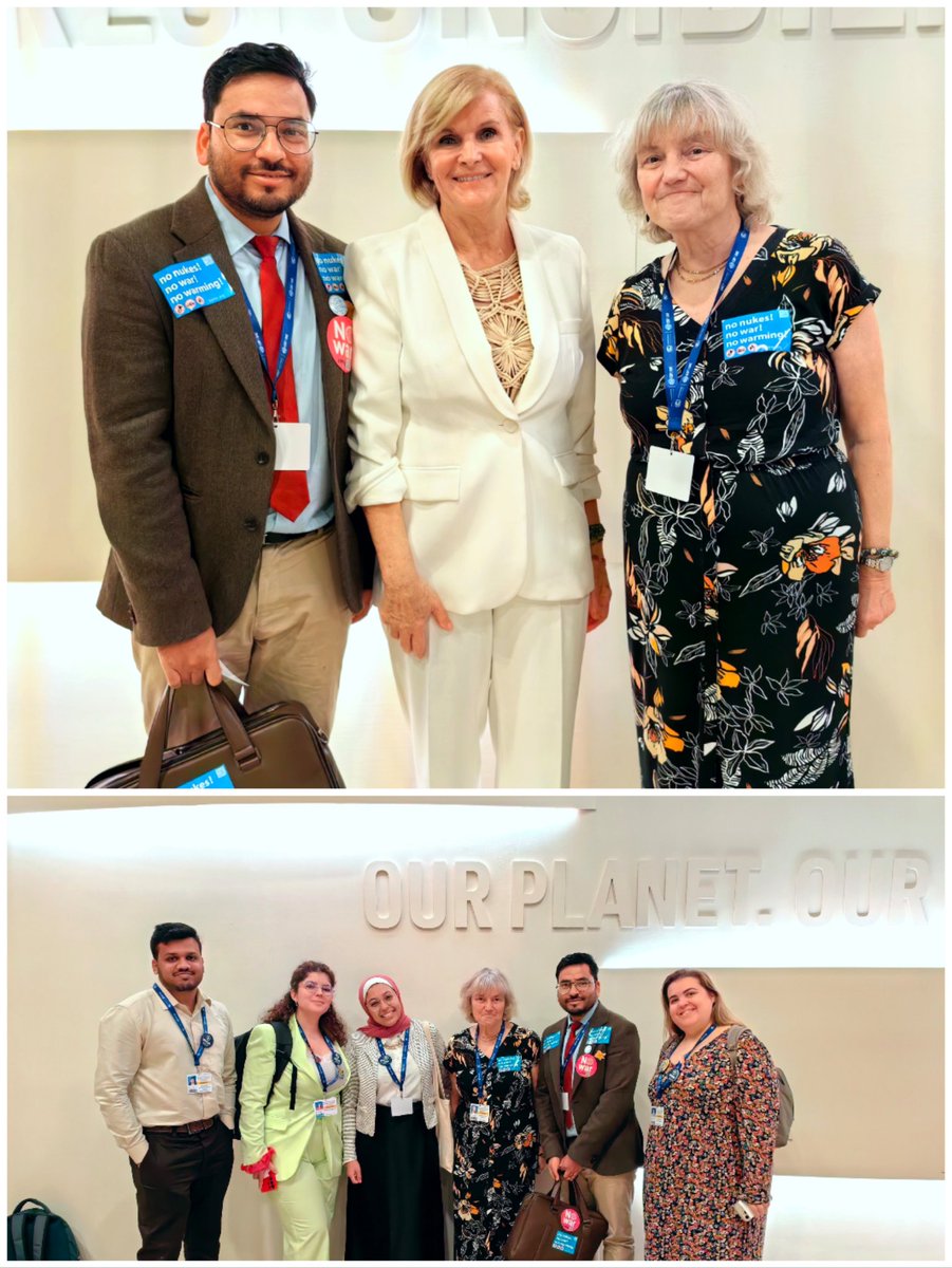 drbimalkhadka's tweet photo. Day 3:
We have positive renewable energy @COP28_UAE  Climate and Health #climateaction 

"We have nothing without Health"

>1 Billion fund for #climate and #Health.
> 123 countries endorsed #COP28Declaration on Climate &amp; Health. #nowarming #DontNuketheClimate #climate #justice https://t.co/E2xYC7U78e