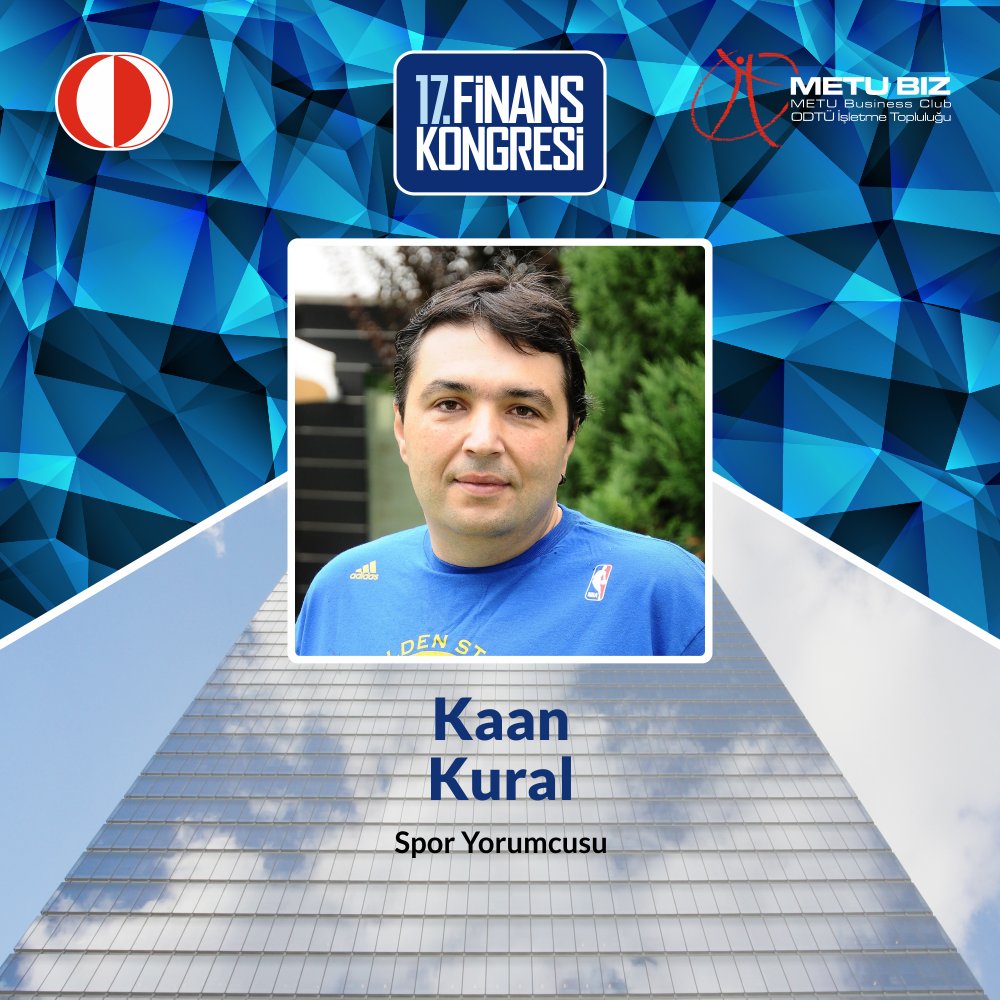 17. Finans Kongresi birbirinden değerli konuşmacılarını sunar! 

“Enflasyonla Yaşamak” temasıyla gerçekleşecek olan etkinliğimizde Kaan Kural, “Finans ve Spor” oturumunda bizlerle olacak. Türkiye’nin lider finans etkinliğini kaçırmamak için bio'daki linkten yerinizi ayırtın!