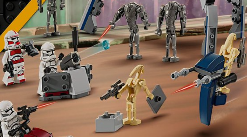 Brick Fanatics on X: A trio of new LEGO Star Wars sets will be launching  in 2024, including the previously-rumoured 75372 Clone Trooper & Battle  Droid Battle Pack.  #LEGO #StarWars #LEGOStarWars