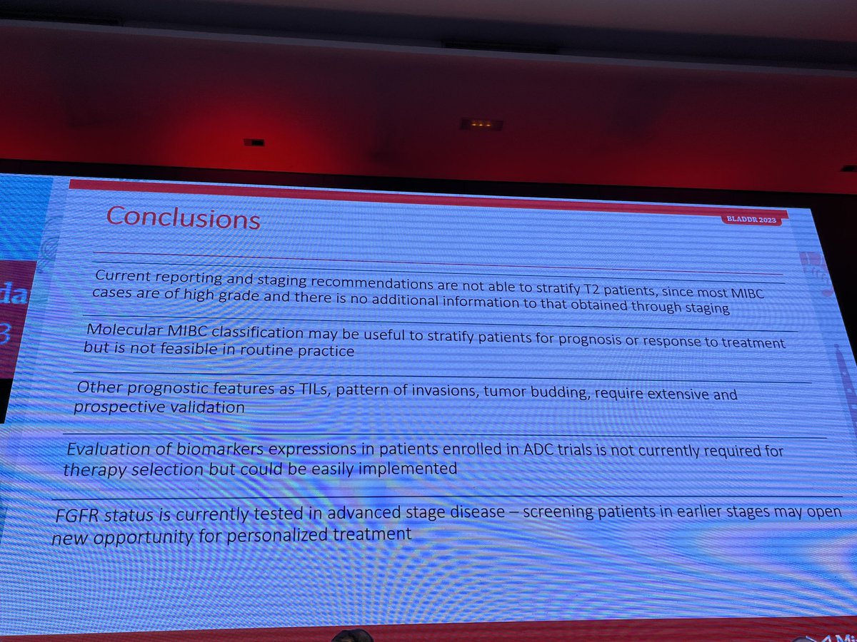 Petros Grivas (@pgrivasmdphd) on Twitter photo Fantastic presentation by <a href="/AlessiaCim/">Alessia Cimadamore</a> on histology variants & clinical implications in MIBC! Opportunities for molecular subtypes & IHC for ADC use require prospective testing to assess clinical utility! <a href="/JoshMeeks/">Joshua Meeks</a> <a href="/achoud72/">Prof Ananya๐ @achoud72.bsky.social</a> <a href="/koshkin85/">Vadim Koshkin MD</a> <a href="/OncoAlert/">OncoAlert</a> #BLADD23 <a href="/mirrorsmed/">Mirrors of Medicine</a> <a href="/FaltasLab/">Dr. Bishoy M. Faltas</a> Fantastic presentation by <a href="/AlessiaCim/">Alessia Cimadamore</a> on histology variants & clinical implications in MIBC! Opportunities for molecular subtypes & IHC for ADC use require prospective testing to assess clinical utility! <a href="/JoshMeeks/">Joshua Meeks</a> <a href="/achoud72/">Prof Ananya๐ @achoud72.bsky.social</a> <a href="/koshkin85/">Vadim Koshkin MD</a> <a href="/OncoAlert/">OncoAlert</a> #BLADD23 <a href="/mirrorsmed/">Mirrors of Medicine</a> <a href="/FaltasLab/">Dr. Bishoy M. Faltas</a>