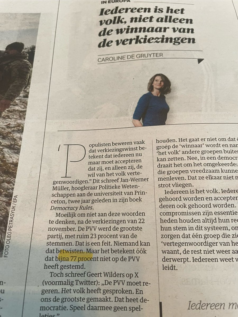 Iedereen is het #volk