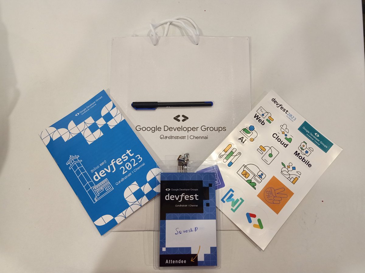 dsecsuresh's tweet image. #devfest23chennai
#nammaorrudevfest
#devfest