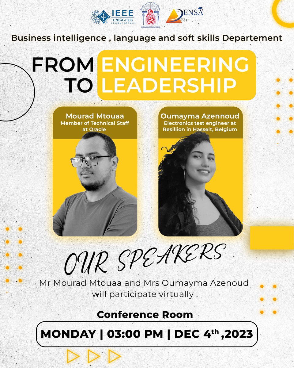 IEEEENSAFSB's tweet photo. 🎤 Embrace brilliance! Our event is honored to host distinguished guests, setting the stage for an unforgettable experience. Get ready to be inspired by these exceptional minds. ✨ #KeynoteSpeakers #IndustryLeaders #InspiringMinds #UnforgettableEvent https://t.co/GBCv09tfvd