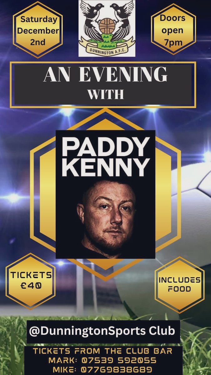 Paddy Kenny Events tweet media
