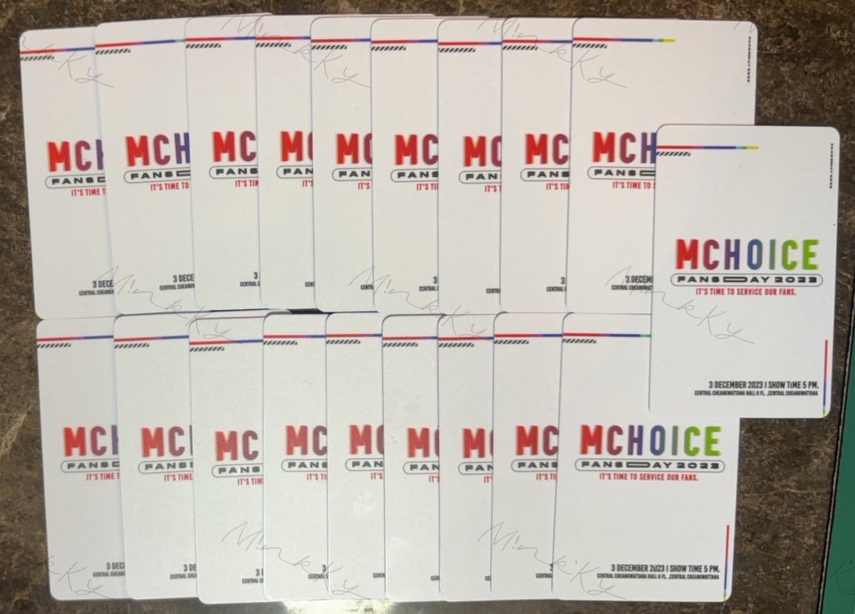 eminkky's tweet photo. แจกบัตรงาน Mchoice Fanday 2023
ราคา 1,000บาท จำนวน 8 รางวัล

กติกา รีทวิตนี้ เท่านั้น 

**ได้ตามสิทธิ์บัตร ยกเว้นลุ้น x mas ในงาน**
บางใบได้สิทธิ์ talk session 15 min 
 ประกาศ 22.00 น. 2/12/2023 

#MchoiceFansDay2023
#Meennicha8 #PingKrittanun #Area86 https://t.co/COKmRkOSpb