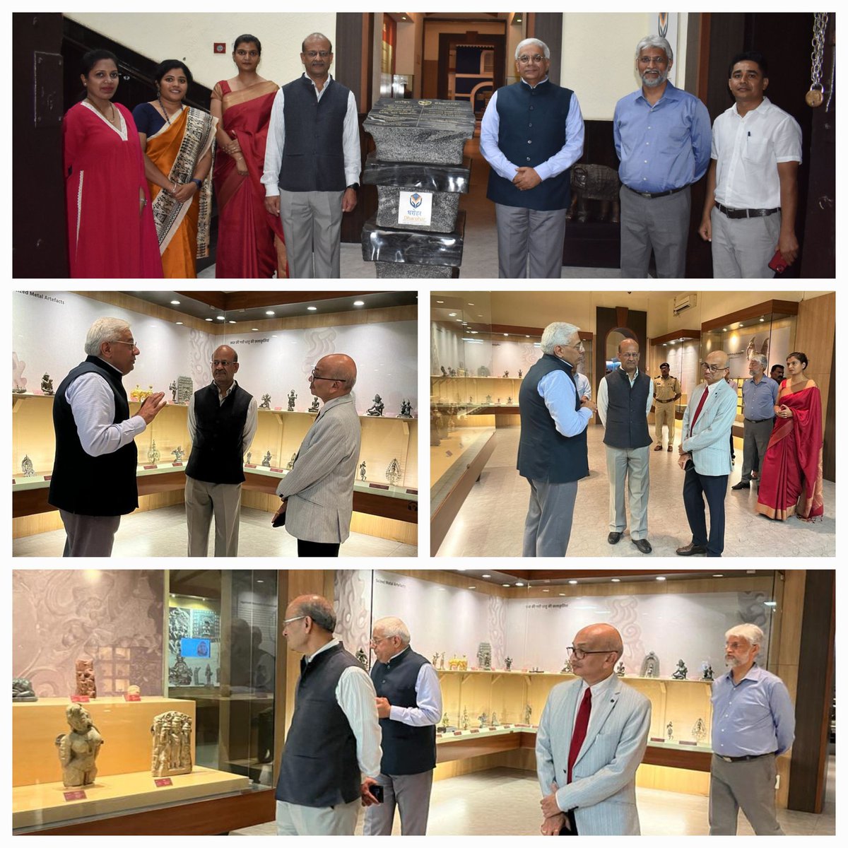 Hon’ble Justice Shri Rajesh Bindal, Supreme Court of India; Hon’ble Justice Shri Dilip Gupta, President, CESTAT and Shri. Rajiv Talwar, Member, CBIC visited the Museum 28th Nov 2023. Museum was honoured to host the visit of the dignitaries.