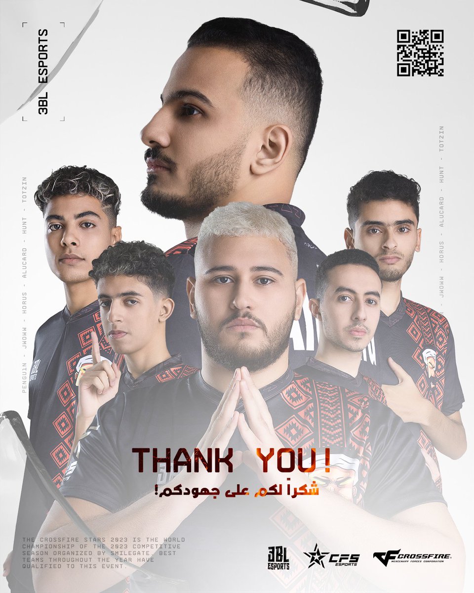 Today, our CFS 2023 journey ends after challenges in the group stage. 

Thanks to the players for their contributions and efforts to qualify.

Gratitude to the incredible fans who supported us; we pledge to reach new heights in the coming year ⏳.

#3BL #Crossfire #CFS2023…