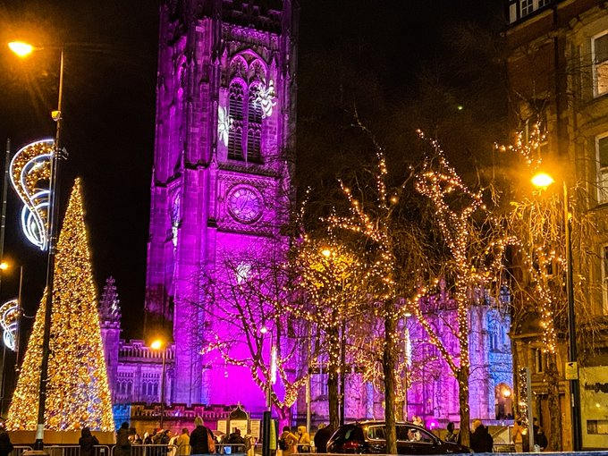 ManCityCouncil's tweet photo. 🎄23 days to go

🎶 Get into the Christmas spirit at @LordMayorOfMcr's Carol Concert

Join the cathedral's Voluntary Choir, @ssjftmprimary, @blackleyband, and New Horizons Choir, with Tom Guest

Music, mince pies and prayer

📅 7 December
📍 @ManCathedral

https://t.co/RuhoatH9Ym https://t.co/VHHbfXYdmi