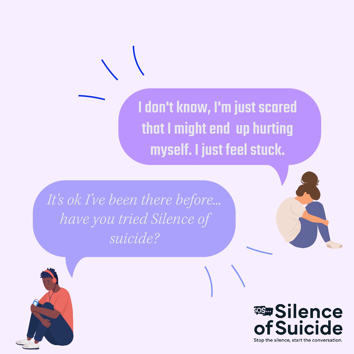 SOS Silence of Suicide tweet media