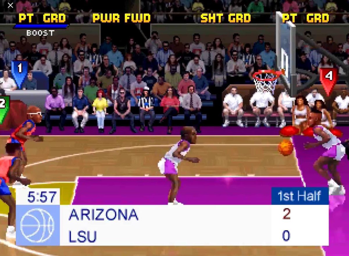 In the 90’s we did nba jam, nba jam te and college slam, that’s me wearing the #nufc top in the crowd.