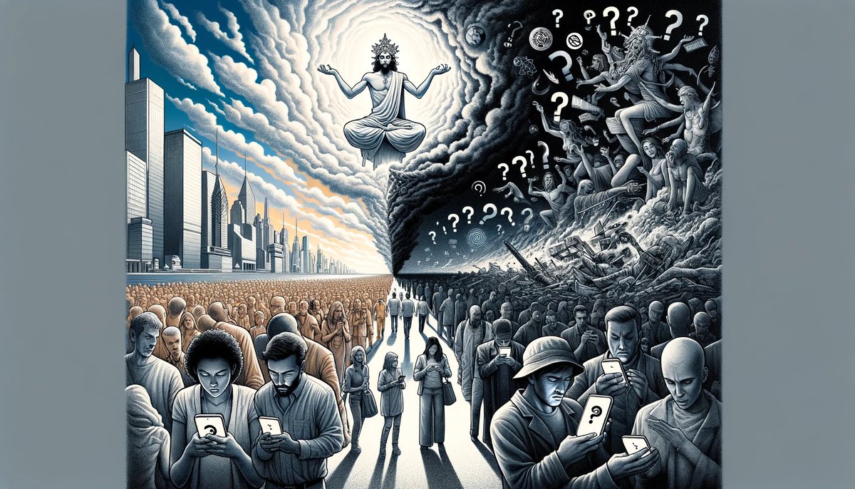 realityIsCode's tweet image. In this age of technological marvels, it&apos;s jarring to see people still manipulated by religion to the point of violence in the name of an unproven deity. If God is all-powerful and all-good, why this chaos? This contradiction needs addressing. #FaithOrFolly #TechRealityCheck