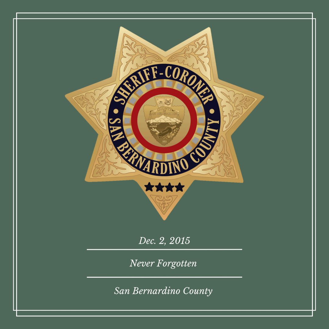 Today marks the 8th anniversary of the 2015 terrorist attack in San Bernardino. The memorial dedicated last year, serves to honor the 14 souls taken from us, the survivors, and first responders from that tragic day.