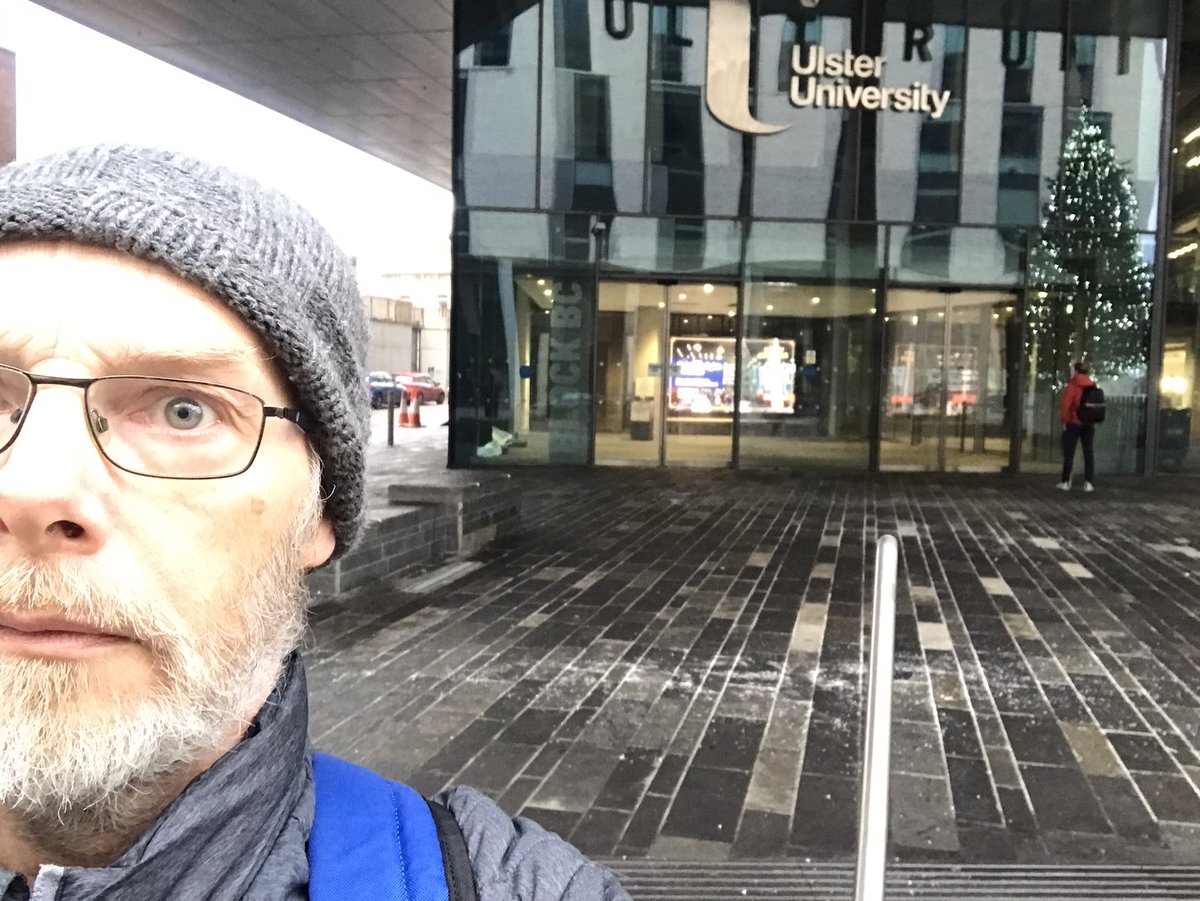 TOMunro's tweet photo. Just getting ready for the start of the writing for the earth symposium at Ulster university!

You can follow the livestream @writingforearth 

Should be an interesting event, nicely timed alongside COP28 https://t.co/lD4AFJNOuf