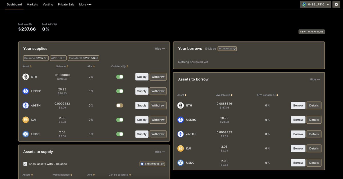 We are excited to share the <a href="/yieldlend/">YieldLend</a> is now live on @BuildOnBase 

Users can provide liquidity and farm $YIELD pretty soon!

You can try it out at: use.yieldlend.xyz