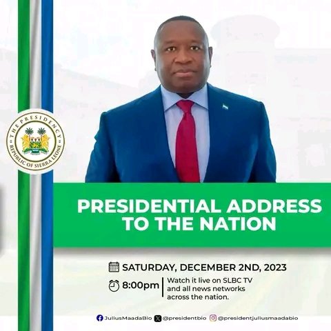 ShekuDukuray's tweet image. 🇸🇱 #presidentBio to address the address today on failed overthrow this evening 🙌
@DirectorateCom1 
@MykBerewa @Sus_beats