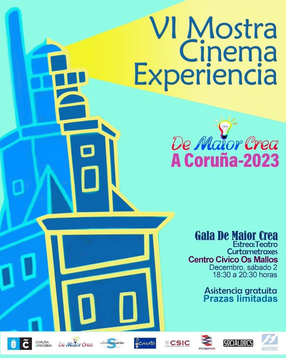 Un año más la Gala de Obradoiros <a href="/socialDocs/">Socialdocs</a> se abre a “todos los públicos”. En esta ocasión, presentamos Informe de evaluación cuanti-cuali del proyecto educativo #DeMaiorCrea el pasado lunes 27/11/23. El informe está a disposición bajo demanda <a href="/ENCAGE_CM/">ENCAGEn-CM</a> <a href="/IEGD_CSIC/">IEGD</a> <a href="/CCHS_CSIC/">Ciencias Humanas y Sociales (CCHS - CSIC)</a>