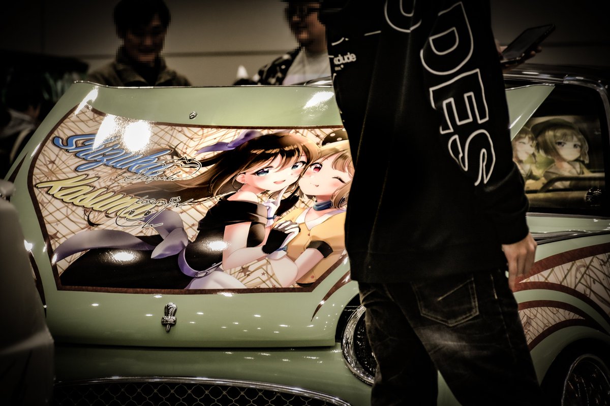 elychari1998's tweet image. 今回のKPFで一番見たかった車両。貴重なお話も聞くことができとても参考に、勉強になりました。
本当に細かい部分まで要素や小技が入れられており素晴らしい痛車です。
#IWCS2023 #KPF2023