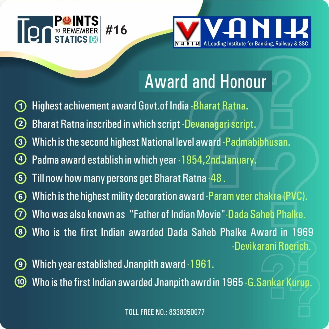 VanikEducation's tweet photo. Ten Points To Remember #STATICS_GK
.
.
🧠Daily Interesting 10 points to Remember
📚General knowledge. Learn something new
👇We are Here to make you smart.
🔄Share with your friends..
#Vanik promotes quality #Education4All
#top10points #knowledge #gk #gkknowledge #staticsgk https://t.co/Z2BI9VFNZb
