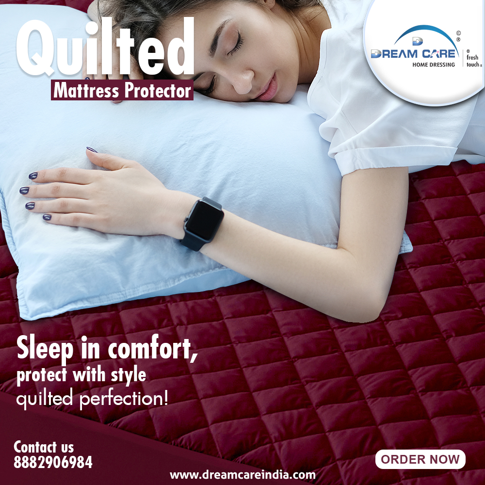 DreamCareHome's tweet image. Upgrade your sleep sanctuary with our Quilted Mattress Protector – the perfect blend of comfort and protection. Sleep easy, and live well! 💤

dreamcareindia.com/collections/pr…

#MattressProtector #SleepWell #BeddingEssentials #HomeComfort