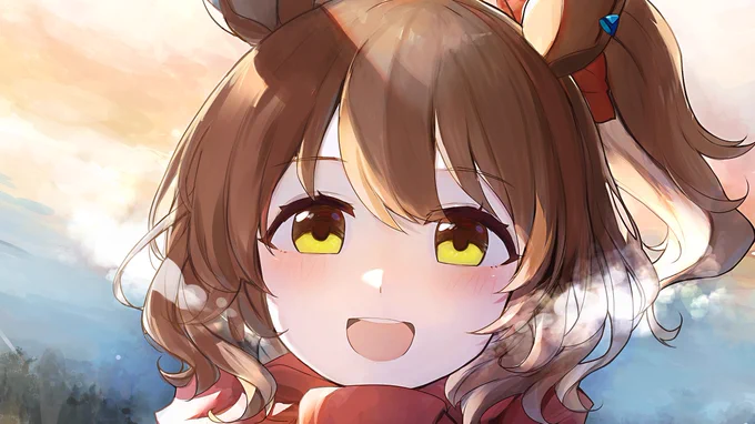 こかげさん主催のアストンマーチャンイラスト合同誌に参加させていただきました!寄稿した私のイラストマーチャンは表情にっこり可愛く仕上げました微笑みは良いぞ… 