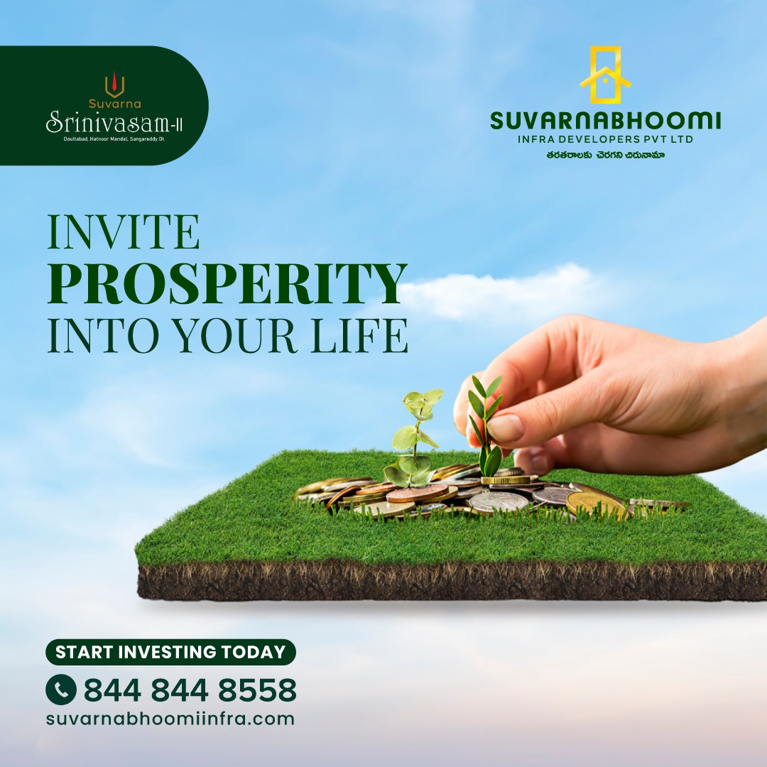 SBIDHyd's tweet photo. The property gains additional credibility due to its prime location. Invest in Suvarna Srinivasam II.
#suvarnabhoomi #suvarnasrinivasam #plots #land #invest #future #futureplot #futurehouse #home #house #dreamhome #rateofinterest #market #realestate #realestatelife #Hyderabad https://t.co/euVDeKwkPK