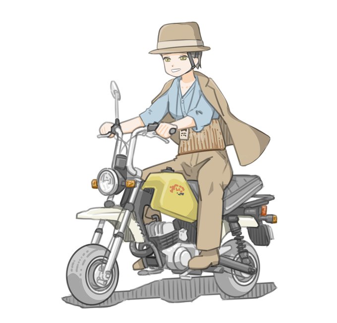 「帽子 バイク」のTwitter画像/イラスト(新着)