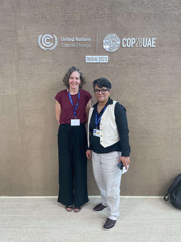 WomenDeliver's tweet photo. We are thrilled to be at #COP28 with partners to highlight the link between #SRHR and #ClimateJustice! 

Girls &amp; women are disproportionately affected by the global #ClimateCrisis. We hope world leaders will #DeliverClimateJustice by upholding #BodilyAutonomy. https://t.co/qU8zgzcTBO