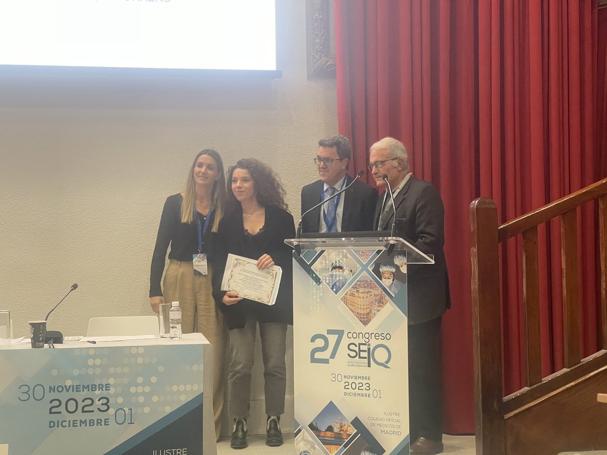 SEIQ (@seiquirurgica) on Twitter photo Muy alegres porque los residentes de cirugía son los ganadores de nuestros premios #SEIQ23 <a href="/belenporrero/">@belenporrero</a> <a href="/juliomayol/">Julio Mayol</a> <a href="/BJSAcademy/">BJS Academy</a> Muy alegres porque los residentes de cirugía son los ganadores de nuestros premios #SEIQ23 <a href="/belenporrero/">@belenporrero</a> <a href="/juliomayol/">Julio Mayol</a> <a href="/BJSAcademy/">BJS Academy</a>