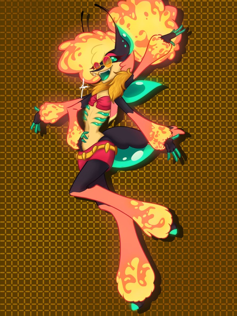 Jackie12500's tweet photo. Art of @Brittan63683377's Beelzebub redesign 🐝 ✨ 
#Beelzebub #HelluvaBoss #HelluvaBossFanart #HelluvaBossBeelzebub #digitalart #art #digitalpainting #Fanarts #Fanart #myart #myartwork https://t.co/fKbDyplfD7