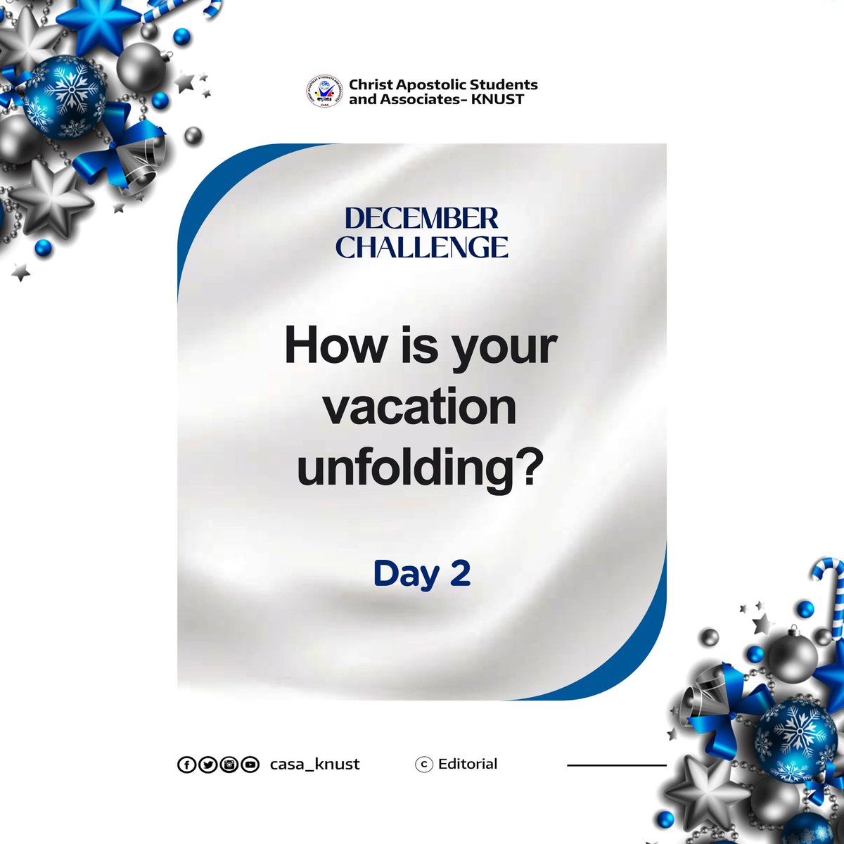 casa_knust's tweet image. Let’s hear from you
#DecemberChallenge