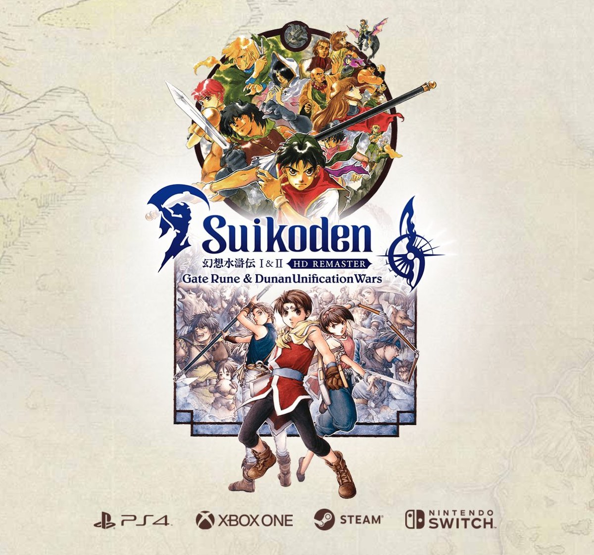 SuikodenES's tweet photo. En 2024 tendremos el esperado regreso de #Suikoden por partida doble. Por un lado, el remaster de las dos primeras entregas por parte de Konami, y por otro, Eiyuden Chronicle, su sucesor espiritual de la mano del creador origial de la saga. ¿Tenéis ganas? ✨ https://t.co/eIuuQX3rzC