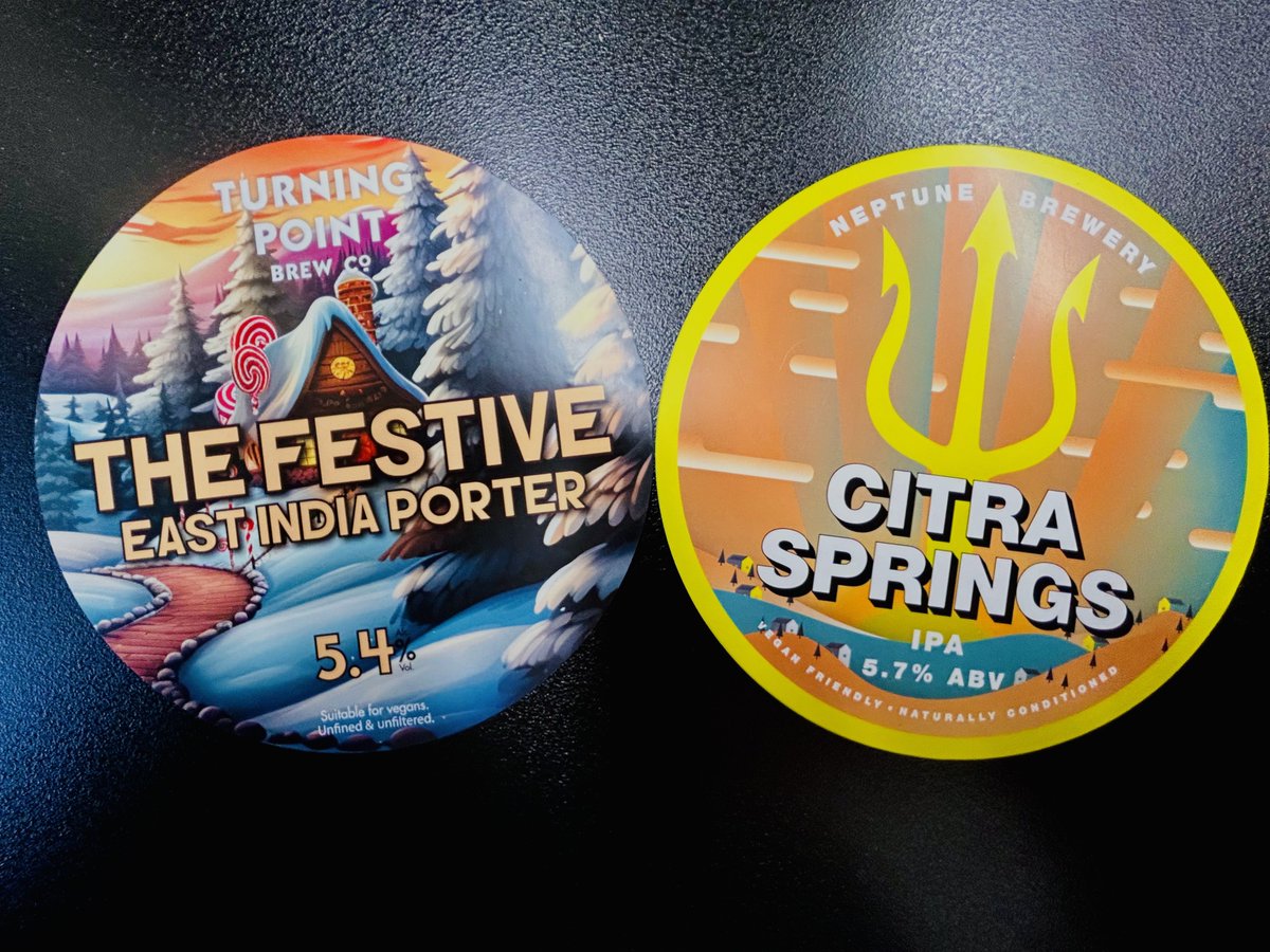 Cask line up today <a href="/neptunebrewery/">Neptune Brewery</a> <a href="/TurningPointbco/">Turning Point Brew Co</a> &amp; <a href="/cloudwaterbrew/">Cloudwater Brew Co</a> #cask #realale #ipa #porter #bitter