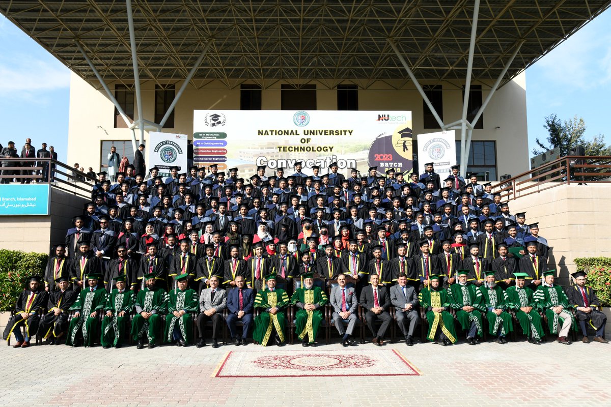 MAhmedhec's tweet photo. The second convocation ceremony of NUTECh was held at the university campus in Islamabad. Chairman of the Higher Education Commission (HEC), Dr. Mukhtar Ahmed was the Chief Guest, along with other distinguished guests including parents of graduating students. https://t.co/9UXzwzHnHq