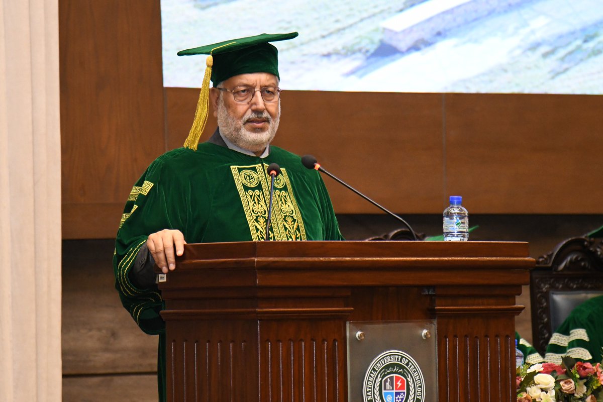 MAhmedhec's tweet photo. The second convocation ceremony of NUTECh was held at the university campus in Islamabad. Chairman of the Higher Education Commission (HEC), Dr. Mukhtar Ahmed was the Chief Guest, along with other distinguished guests including parents of graduating students. https://t.co/9UXzwzHnHq