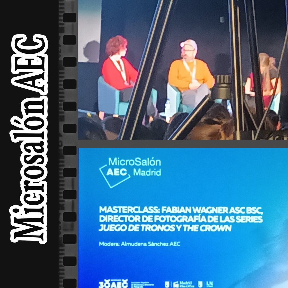 Bart_Rebollo's tweet photo. Hoy a pasar el dia escuchando a directores de fotografía...
#microsalonaec #direcciondefotografia https://t.co/OVfFqxXBXQ