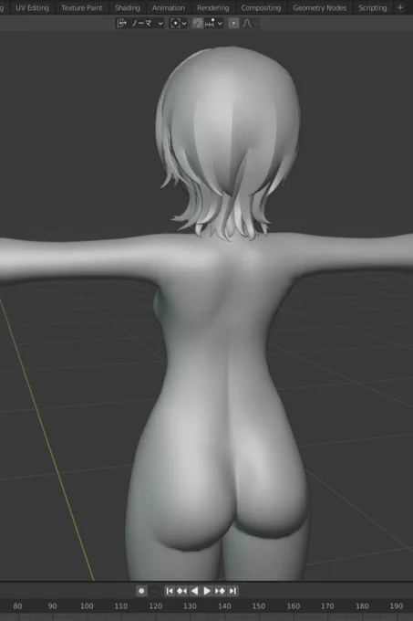 #VRChat 自作アバターWIP 
