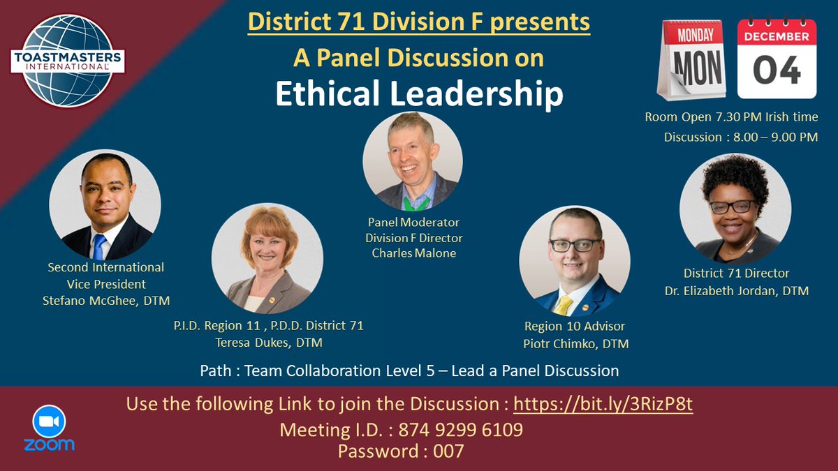 Breaking news, we are going to have a fantastic panel discussion next Monday.
bit.ly/3RizP8t