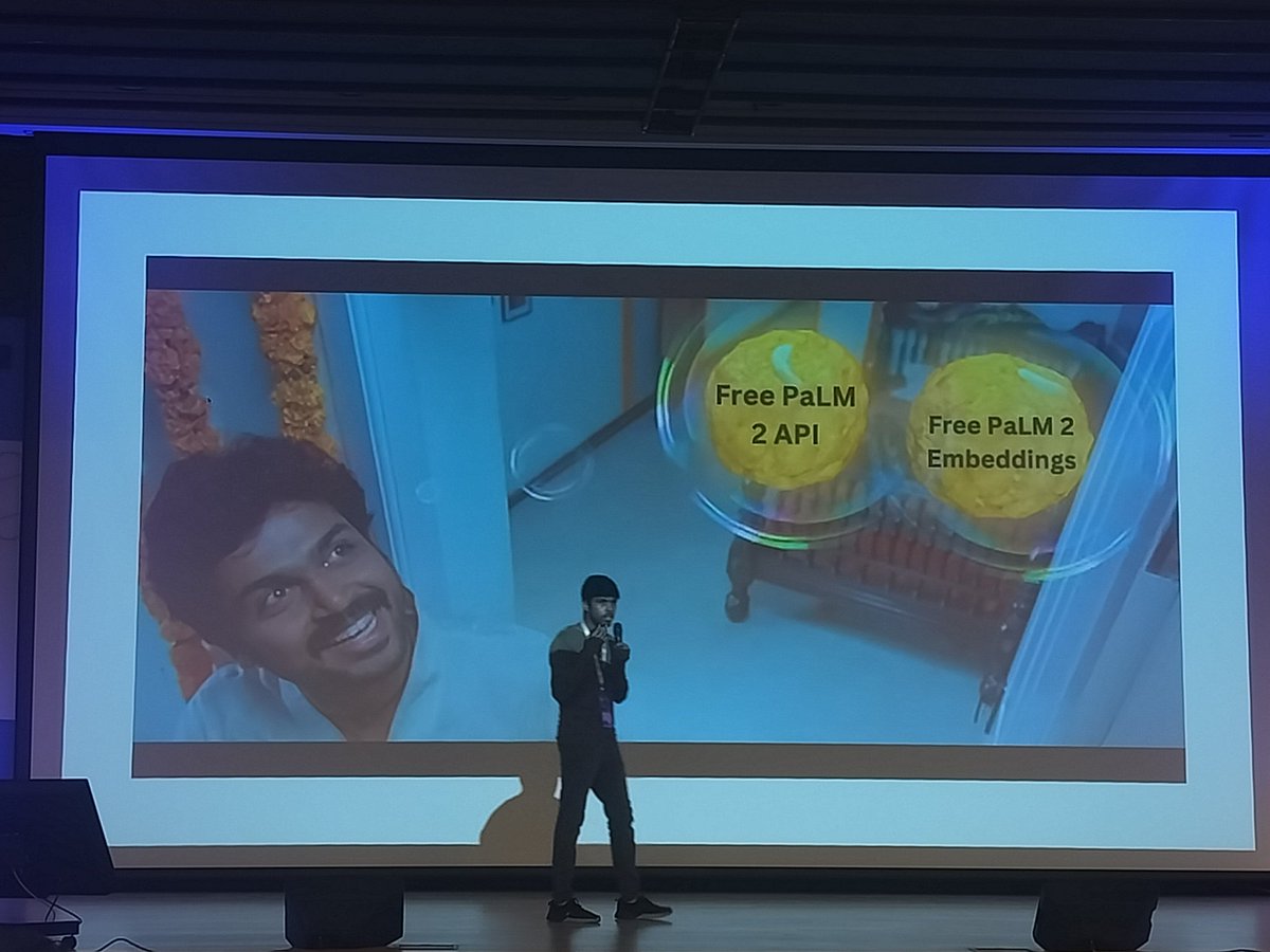 izzvenka's tweet photo. @roshanaeee From physics to computational biology, his path intertwined, who became an AI pioneer and a buddy

His insightful talk at @GDGChennai ignited my passion for AI and opened new horizons for my own journey.  #Founders #DevFest2023 #Chennai #GDGChennai #NammaOrruChennai https://t.co/jNZkiPGbnD