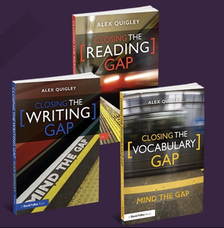 🚨 CHRISTMAS BOOKS GIVEAWAY 🚨 Fancy some edu-reading for Xmas? It is advent time, so I’ve decided to give away full ‘Closing the Gap’ collections (all 3 books) to ***2*** prize winners. Simply RETWEET this post to enter. [I’ll be drawing the two winners on 8th December]
