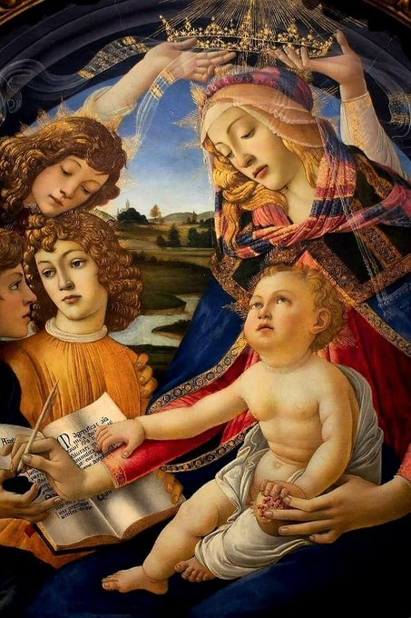 Santa Maria Reina del Cielo Ruega por nosotros!! #SandroBotticelli