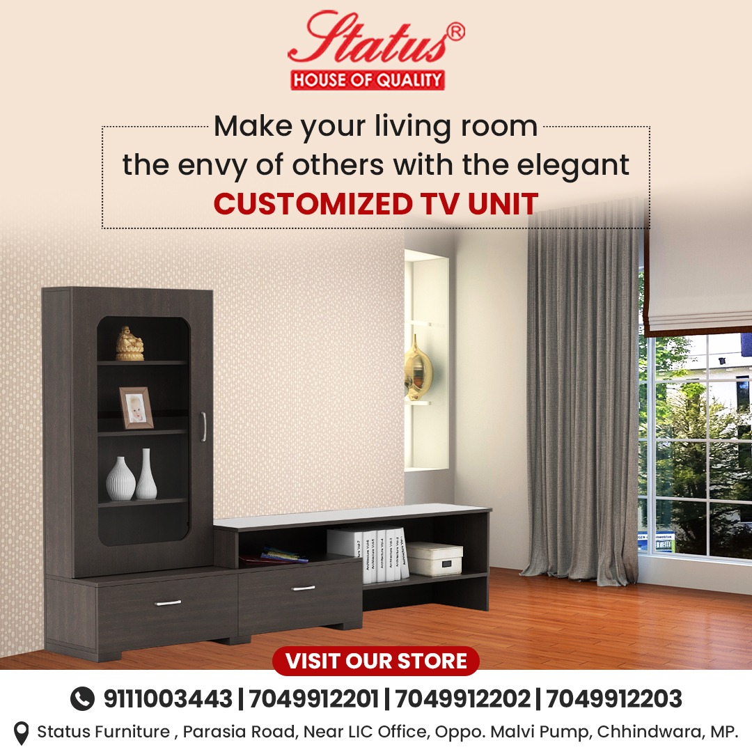 statusofficial7's tweet image. Elevate your entertainment space with a touch of personalization! 📷
Visit our website- statusfurniture.in
📷Call on- 9111003443,7049912201,7049912202,74049912203

#statusfurniture #customtvunit
#bespokeentertainment #personalizedliving
#tvunitdesign #uniqueinterior