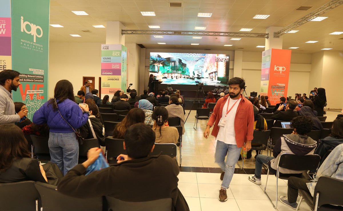 CentresExpo's tweet photo. Institute of Architects Pakistan-Lahore Chapter Building Materials Exhibition with Promotions and Architects Convention 1st, 2nd & 3rd December 2023 Hall 1 & 2 Expo Center Lahore Opening Hours: 10:AM to 8:PM Event Highlights of the day-2 #bulidingmaterials #expo #lahorechapter https://t.co/ixpqKvQiR6