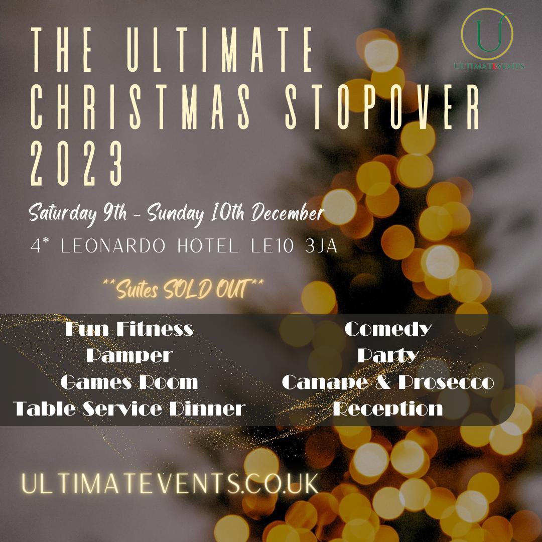 Only a few places remain. 
Ultimate Christmas Stopover