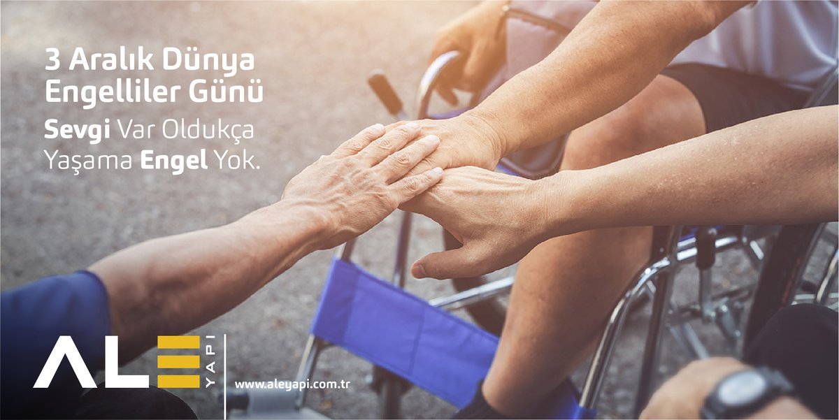 AleYapi's tweet photo. 📌Sevgi var oldukça yaşama engel yok.
3 Aralık Dünya Engelliler Günü.
#Bodrum #AleYapi #3AralıkDünyaEngellilerGünü https://t.co/Ew8iDWALGf