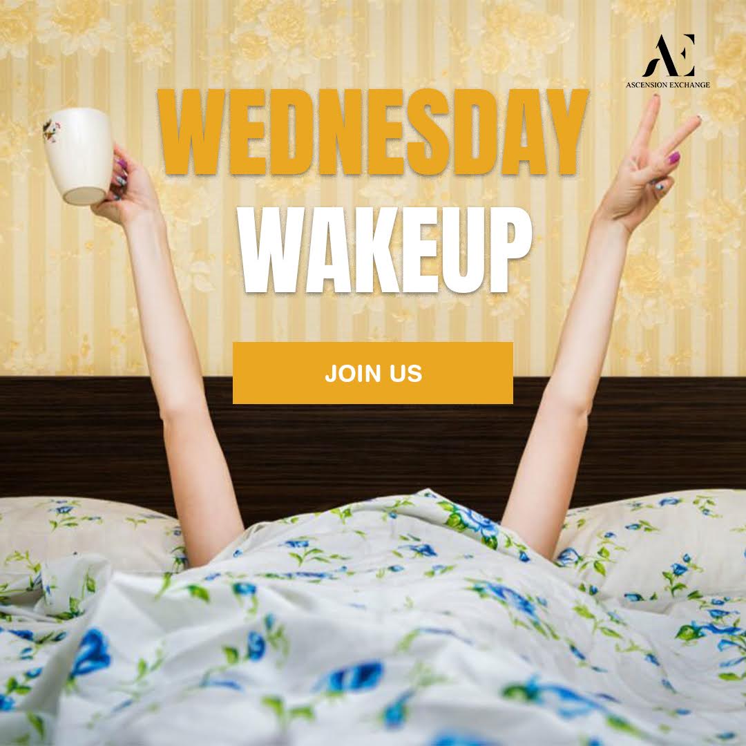 Join us on Wednesdays for a heart to heart. No makeup, no filter. Talk to us from your heart. #AscensionExchange #network #networking #womensupportingwomen #businesswomen #womenprofessionals #womanpower #gogivers #wednesdaywakeup