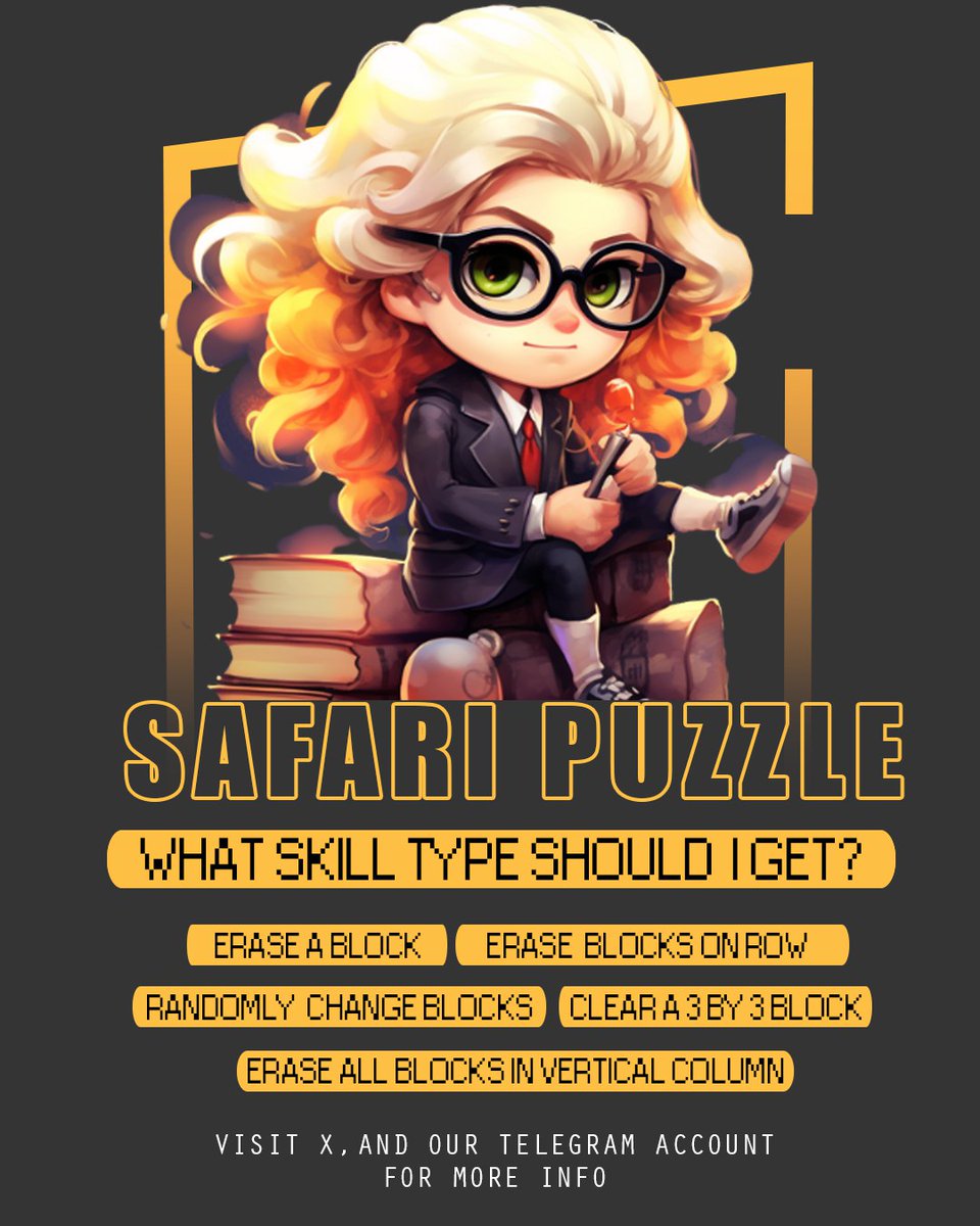 safaripuzzle_en's tweet photo. It will be easier to stacks the same blocks and destroy them. More points, more tokens to earn! Are you excited to play safari puzzle with me?  

#safaripuzzle #p2e #nft #crypto #playtoearn #puzzlegame https://t.co/XQdWPsevaG