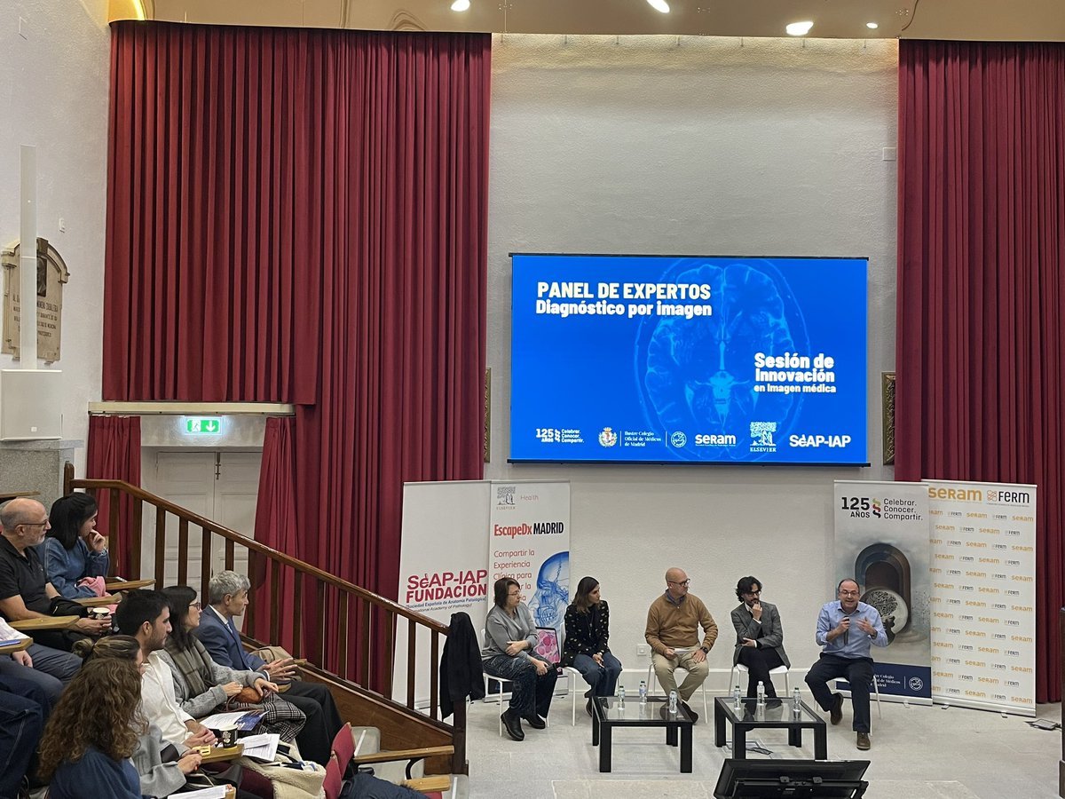 HULPazPatologia's tweet photo. Esta mañana de sábado estamos en #EscapeDx junto a los radiólogos de nuestro hospital en el @Icomem_Oficial
Aceptamos el reto de solucionar un caso clínico en la semifinal con #STATdx #ExpertPath e #ImmunoQuery y conseguimos escapar! https://t.co/fTkf03vzAI